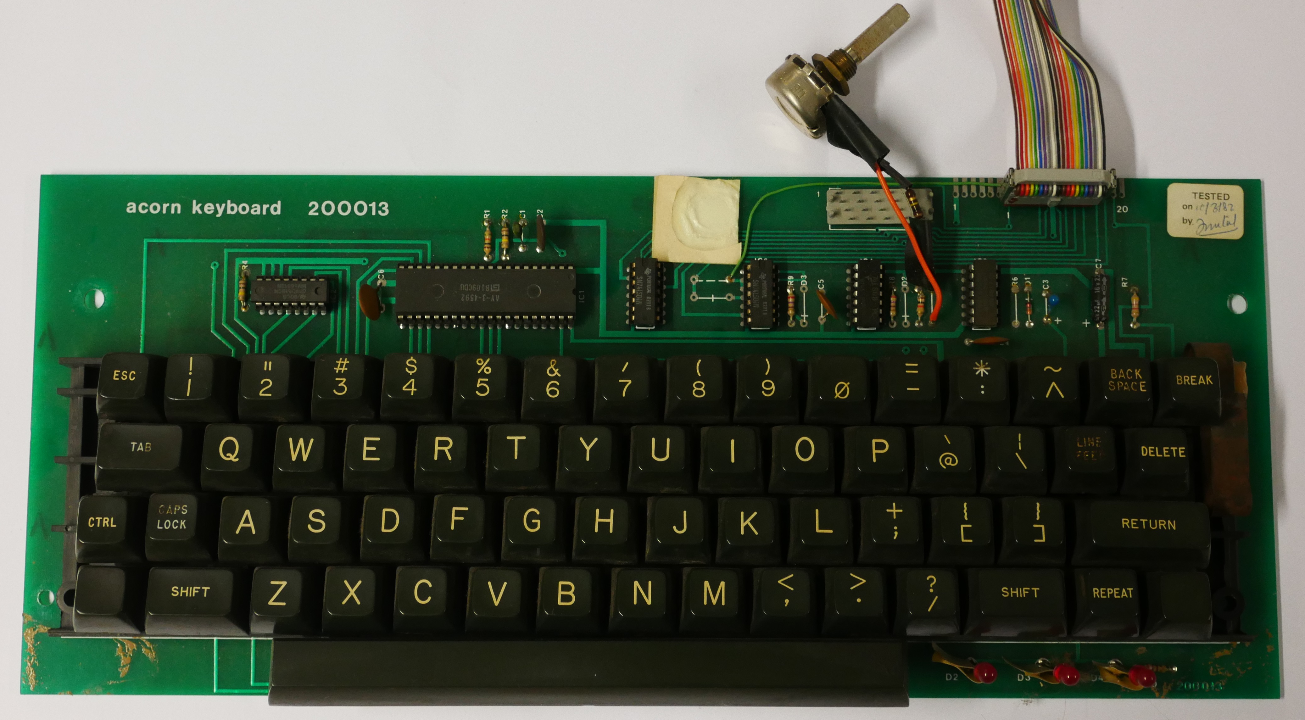 Acorn System Keyboard PCB Issue 3